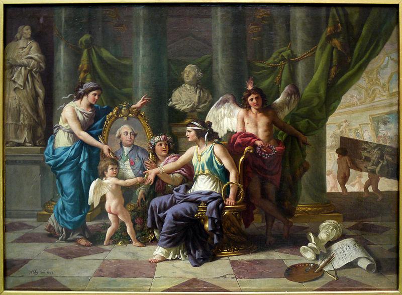 Louis Jean Francois Lagrenee Musee du Louvre oil painting image